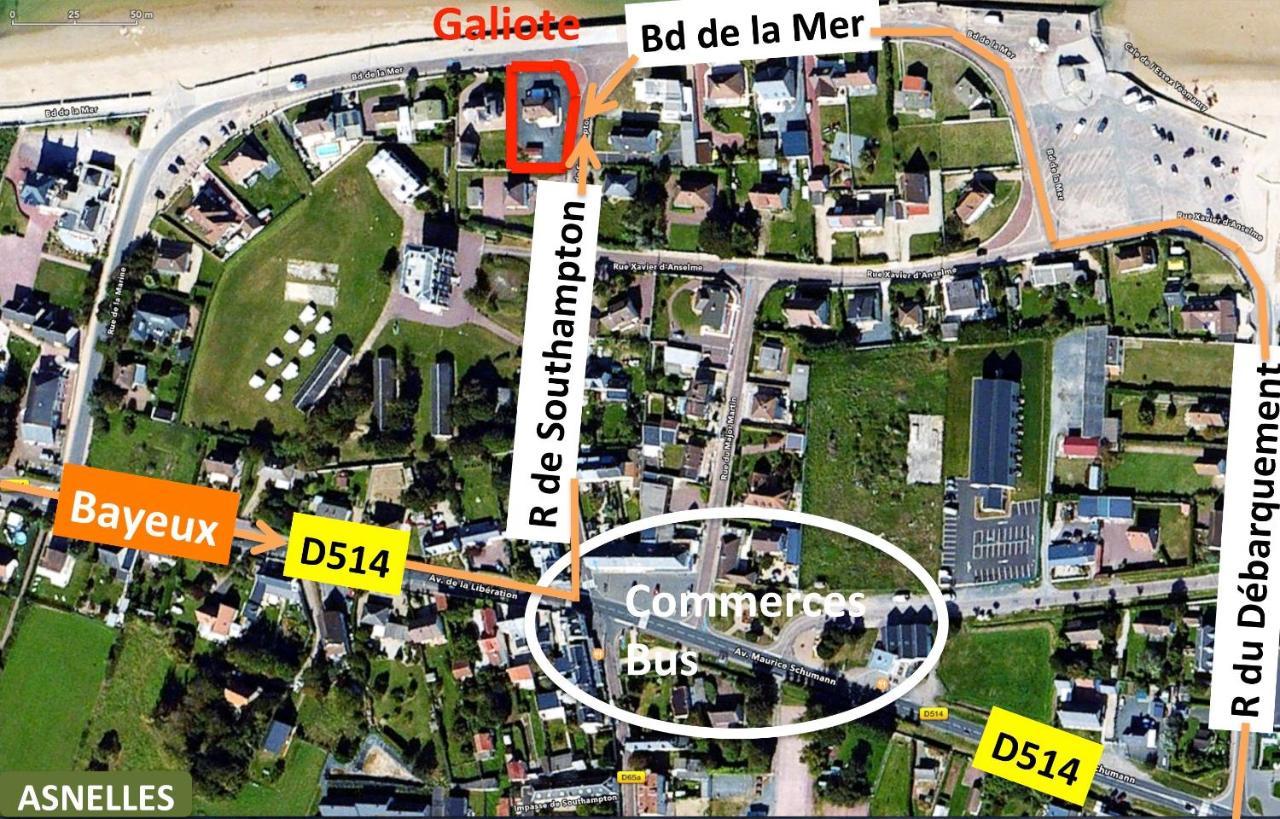 Villa Lumineuse En Front De Mer - Gold Beach Asnelles Exteriér fotografie